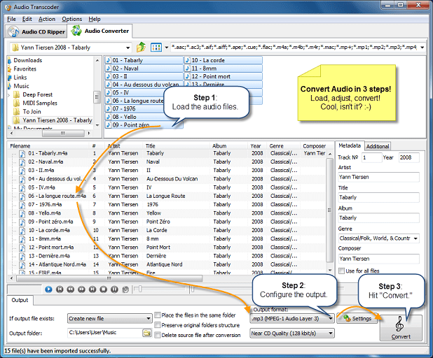 MP3 to M4B Converter